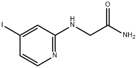 2-(4-碘吡啶-2-氨基)乙酰胺 结构式