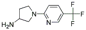 1-(5-TRIFLUOROMETHYL-PYRIDIN-2-YL)-PYRROLIDIN-3-YLAMINE 结构式
