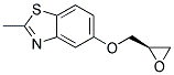 2-METHYL-5-((R)-1-OXIRANYLMETHOXY)-BENZOTHIAZOLE 结构式