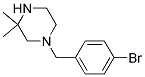 1-(4-Bromobenzyl)-3,3-Dimethylpiperazine 结构式