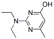 2-Diethylamino-6-Methyl-4-HydroxyPyrimidine 结构式