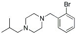 1-(2-Bromobezyl)-4-Isobutylpiperazine 结构式