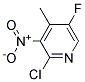 2-CHLORO-3-NITRO-5-FLUORO-4-PICOLINE 结构式