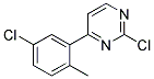 2-Chloro-4-(5-chloro-2-methyl-phenyl)-pyrimidine 结构式