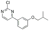 2-Chloro-4-(3-isobutoxy-phenyl)-pyrimidine 结构式