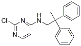 2-chloro-N-(2,2-diphenylpropyl)pyrimidin-4-amine 结构式