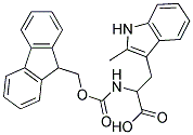 2-{[(9H-fluoren-9-ylmethoxy)carbonyl]amino}-3-(2-methyl-1H-indol-3-yl)propanoic acid 结构式
