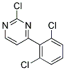 2-Chloro-4-(2,6-dichloro-phenyl)-pyrimidine 结构式