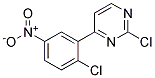 2-Chloro-4-(2-chloro-5-nitro-phenyl)-pyrimidine 结构式