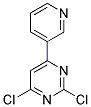 2,4-dichloro-6-pyridin-3-ylpyrimidine 结构式