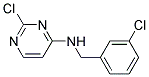 2-chloro-N-(3-chlorobenzyl)pyrimidin-4-amine 结构式