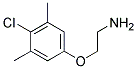 2-(4-CHLORO-3,5-DIMETHYLPHENOXY)ETHANAMINE 结构式