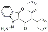 2-(Diphenylacetyl)indan-3-one-1-hydrazone 结构式