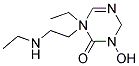 1-Hydroxy-2-oxo-3-(N-ethyl-2-aminoethyl)-3-ethyl-1,3,5-triazine 结构式