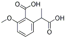 2-(1-CARBOXYETHYL)-6-METHOXYBENOZICACID 结构式