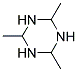 2,4,6-TRIMETHYLHEXAHYDRO-1,3,5-TRIAZINE 结构式
