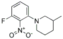 1-(Fluoro-2-nitrophenyl)-3-methylpiperidine 结构式