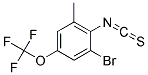 2-Bromo-6-methyl-4-(trifluoromethoxy)phenylisothiocyanate 结构式