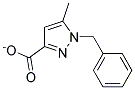 1-Benzyl-5-methyl-1H-pyrazole-3-carboxylate 结构式