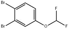 1,2-DIBROMO-4-(DIFLUOROMETHOXY)BENZENE 结构式