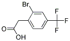 2-BROMO-4-(TRIFLUORMETHYL)PHENYLACETIC ACID
 结构式