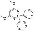 2,2-DIPHENYL-4,6-DIMETHOXYPYRIMIDINE 结构式