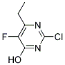 2-氯-6-乙基-5-氟-4-羟基嘧啶 结构式