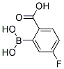 2-CARBOXY-5-FLOUROPHENYLBORONIC ACID 结构式