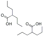 2,2-DI-N-PROPYLACETIC ACID, (2-N-PROPYLPENTANOIC ACID) 结构式