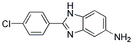 2-(4-CHLOROPHENYL)-1H-BENZOIMIDAZOL-5-YLAMINE 结构式