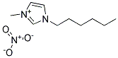 1-甲基-3-己基咪唑硝酸盐 结构式