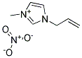1-甲基-3-烯丙基咪唑硝酸盐 结构式