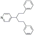 1,5-DIPHENYL-3-(4-PYRIDYL)-PENTANE 结构式