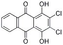 1,4-DIHYDROXY-2,3-DICHLOROANTHRAQUINONE 结构式