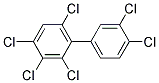 2,3,3',4,4',6-HEXACHLOROBIPHENYL SOLUTION 100UG/ML IN HEXANE 2ML 结构式