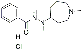 1-METHYL-4-(2-BENZOYLHYDRAZINO)AZEPAN HYDROCHLORIDE 结构式