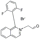 1-(2,6-DIFLUOROPHENYL)-2-ISOQUINOLINIUM-2-YLETHAN-1-ONE BROMIDE, TECH 结构式