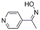 1-(4-PYRIDYL)ETHAN-1-ONE OXIME, TECH 结构式