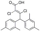 2,3-DICHLORO-4,4-DI(2,4-DIMETHYLPHENYL)BUT-2-ENOIC ACID, TECH 结构式