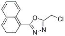 2-(CHLOROMETHYL)-5-(1-NAPHTHYL)-1,3,4-OXADIAZOLE, TECH 结构式