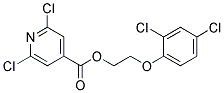 2-(2,4-DICHLOROPHENOXY)ETHYL 2,6-DICHLOROISONICOTINATE, TECH 结构式