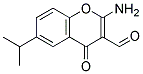 2-AMINO-3-FORMYL-6-ISOPROPYLCHROMONE 结构式