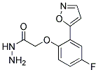 2-(4-FLUORO-2-ISOXAZOL-5-YLPHENOXY)ACETOHYDRAZIDE 结构式