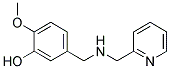 2-METHOXY-5-{[(PYRIDIN-2-YLMETHYL)AMINO]METHYL}-PHENOL 结构式