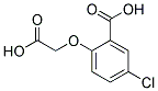 2-CARBOXY-4-CHLOROPHENOXYACETIC ACID 结构式