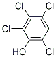 2,3,4,6-四氯酚 结构式