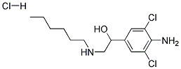 1-(4-AMINO-3,5-DICHLORO-PHENYL)-2-HEXYLAMINO-ETHANOL HYDROCHLORIDE 结构式