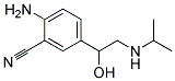 2-AMINO-5-(1-HYDROXY-2-ISOPROPYLAMINO-ETHYL)-BENZONITRILE 结构式