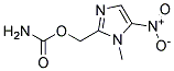 2-CARBAMOYLOXY-METHYL-1-METHYL-5-NITRO-1H-IMIDAZOLE 结构式