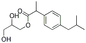 2,3-DIHYDROXYPROPYL 2-(4-ISOBUTYLPHENYL)PROPANOATE 结构式